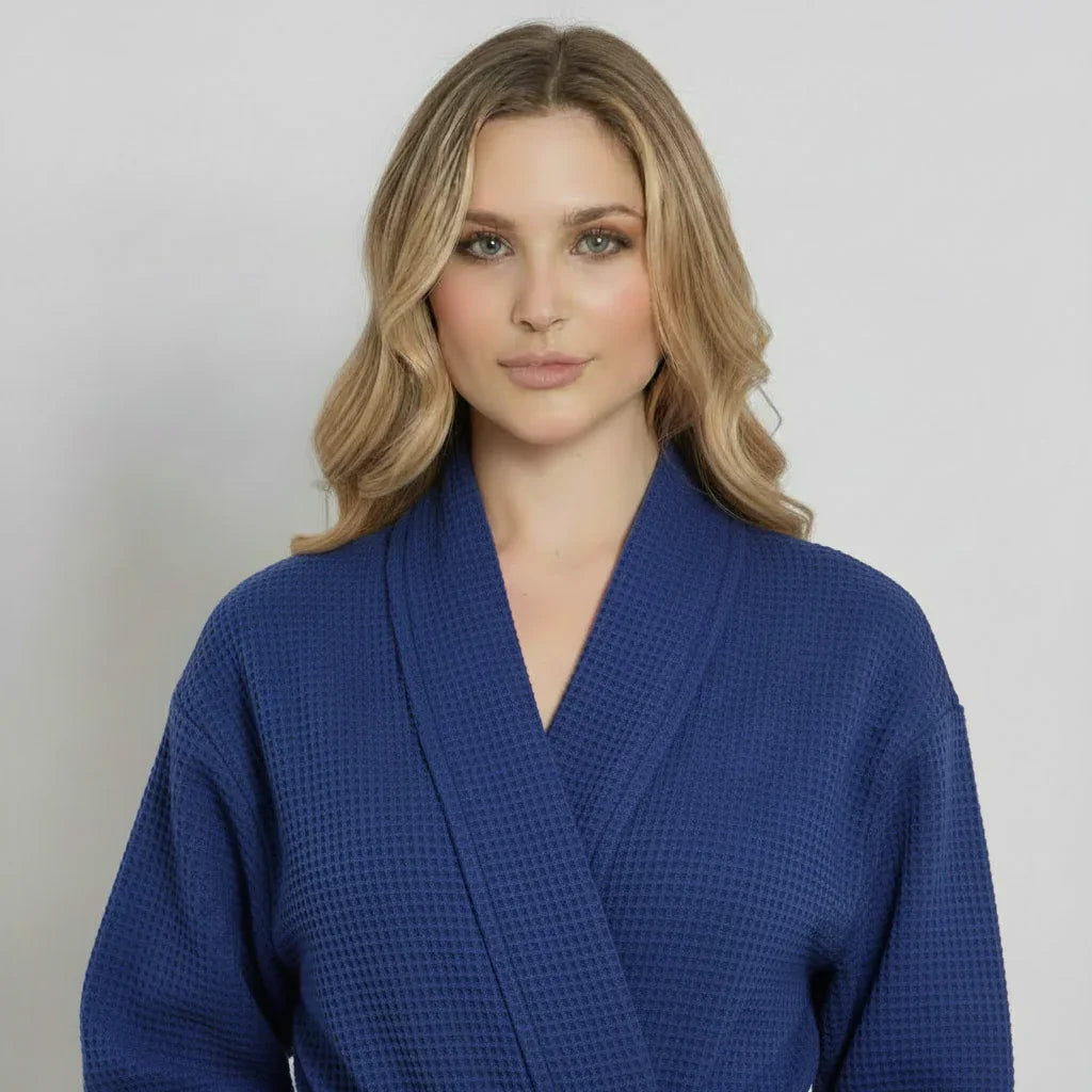 Women's Waffle Robe – Lightweight, Quick-Dry Spa Comfort