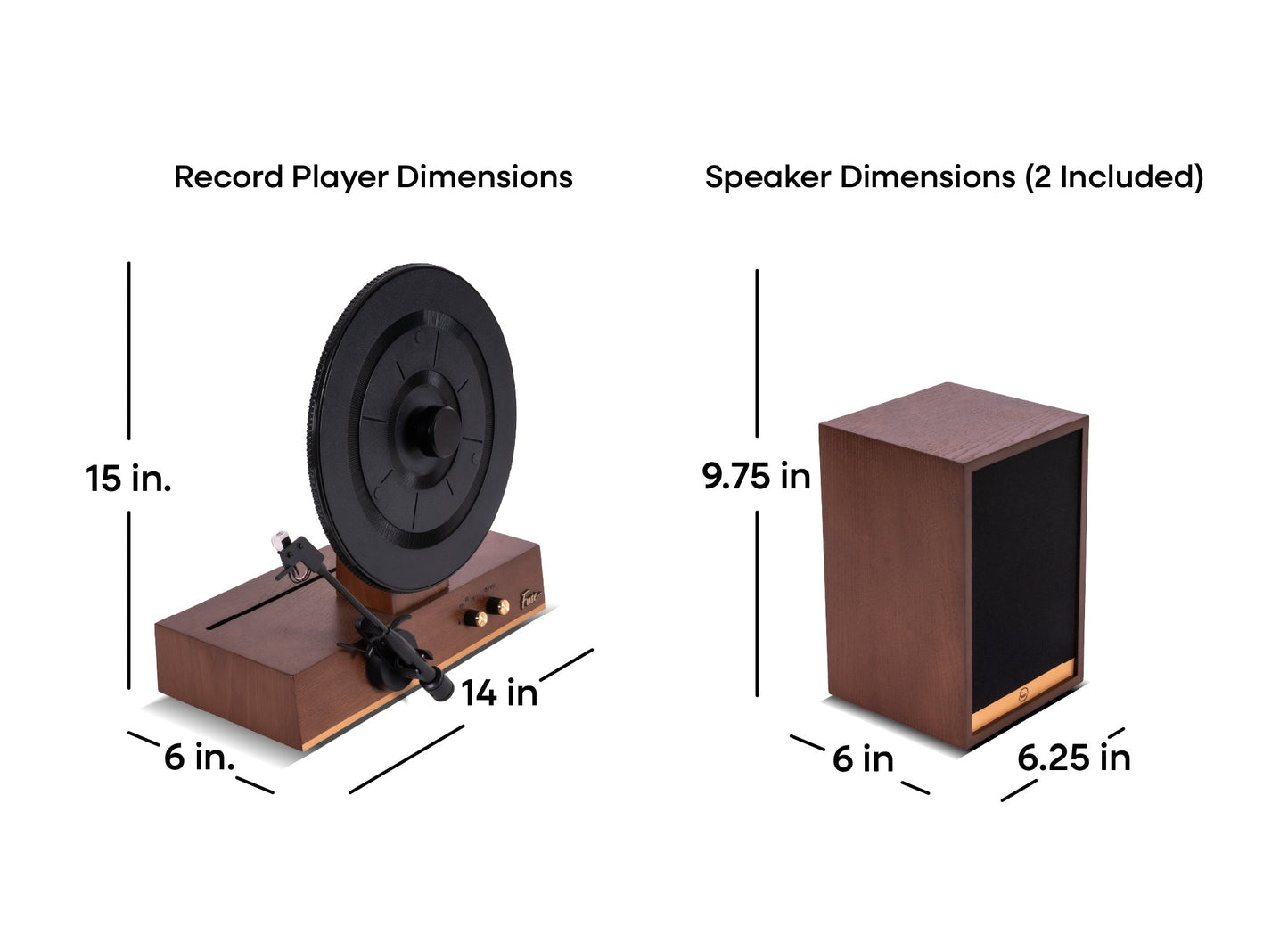 Vertical Vinyl Record Player