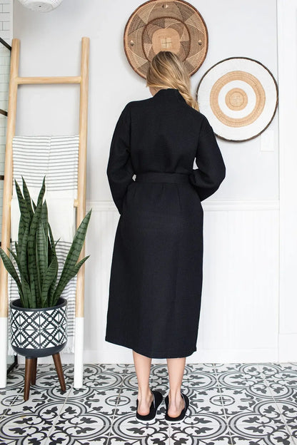 Women's Waffle Robe – Lightweight, Quick-Dry Spa Comfort