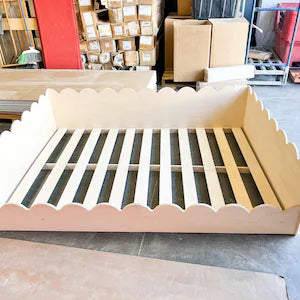 Scalloped Crib/Twin/Full-sized Bed