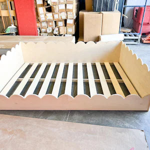 Scalloped Crib/Twin/Full-sized Bed