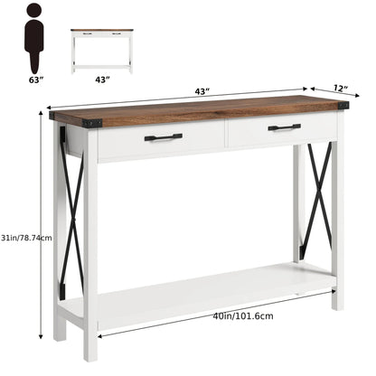 Industrial Farmhouse Table
