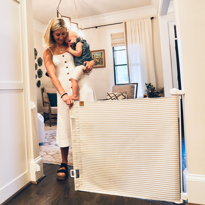 Baby/Toddler/Pet Safety Gate – Indoor/Outdoor from 27.6" to 55" wide and stand 33"