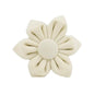Milky White Velvet Dog Harness Set