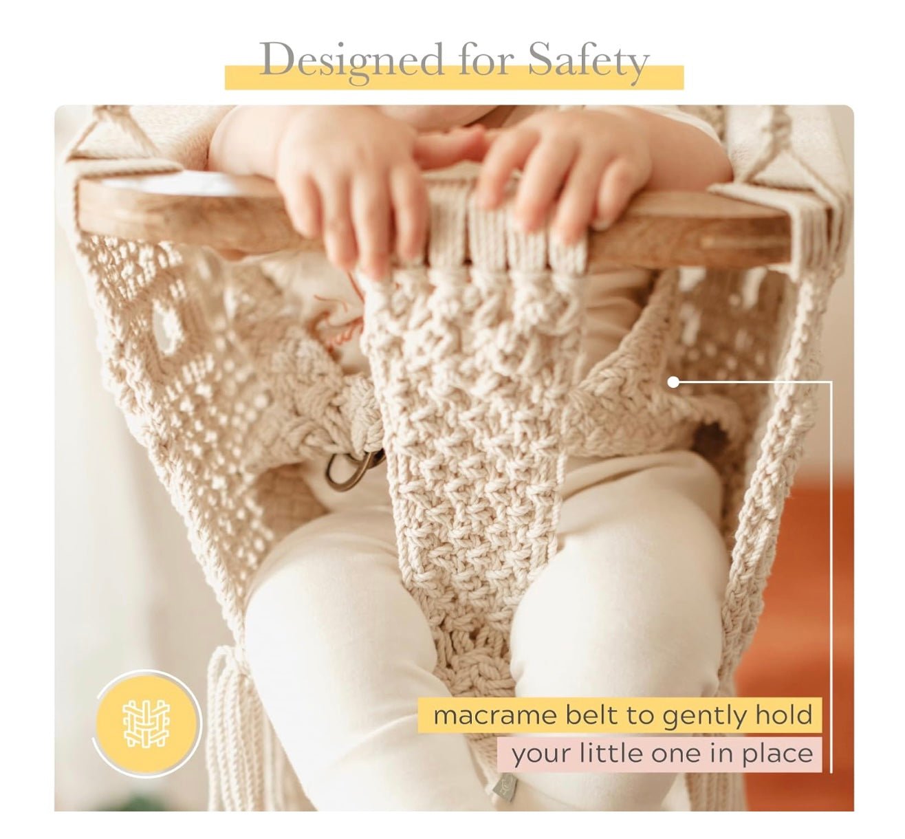 Macrame Swing for Baby