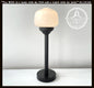 Small Schoolhouse Milk Glass Table Lamp