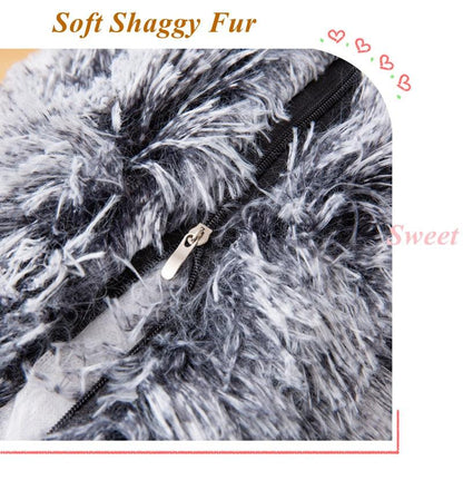 Shaggy Fluffy Pillow Shams