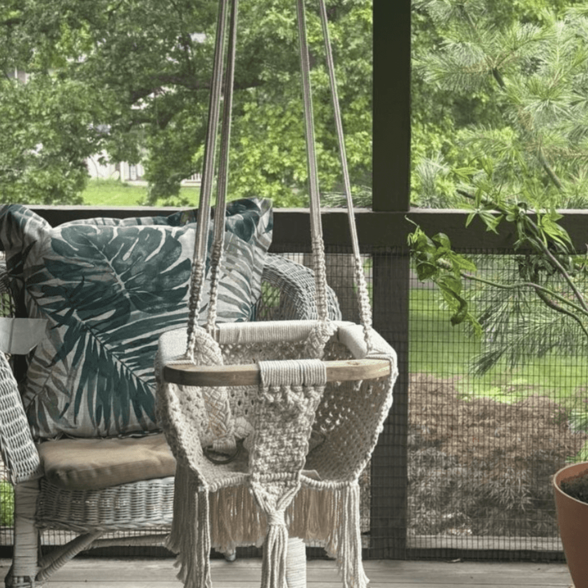 Macrame Swing for Baby