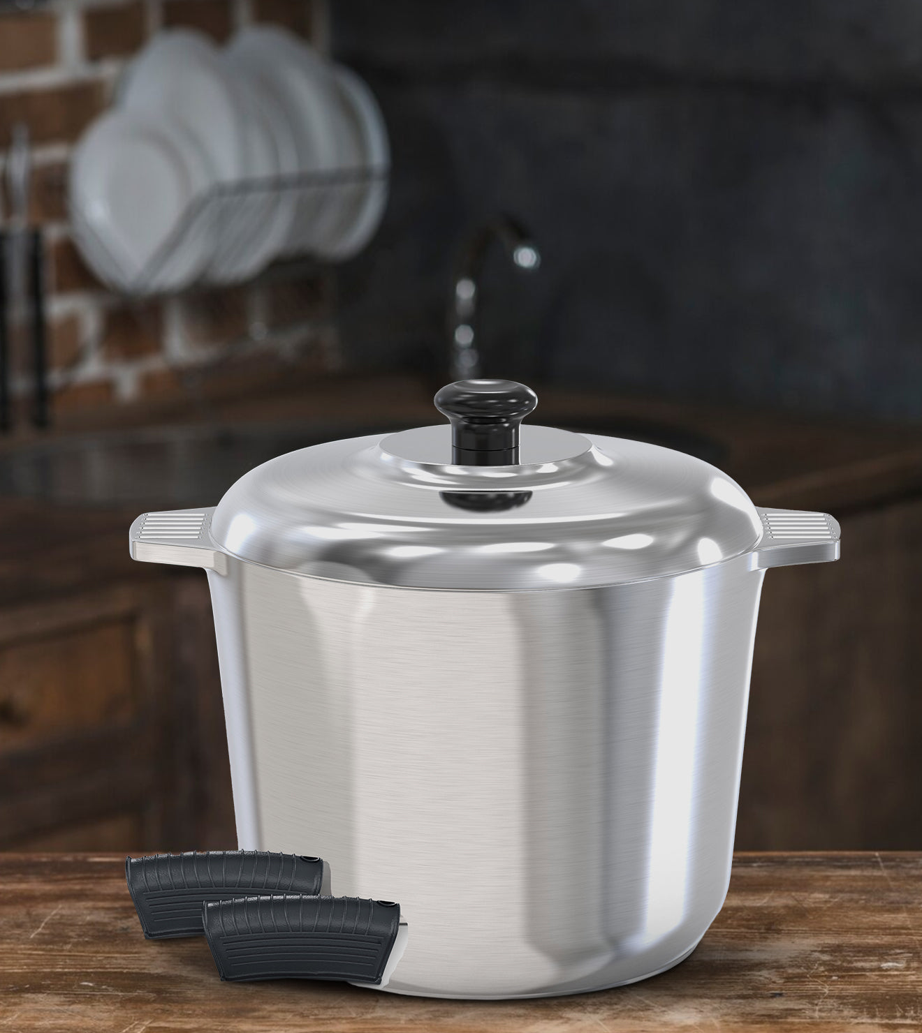 Stock Pot with Lid - 14 Quarts