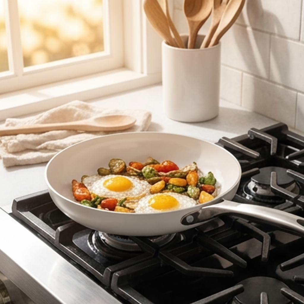 Ceramic Nonstick 8-Piece Cookware Set
