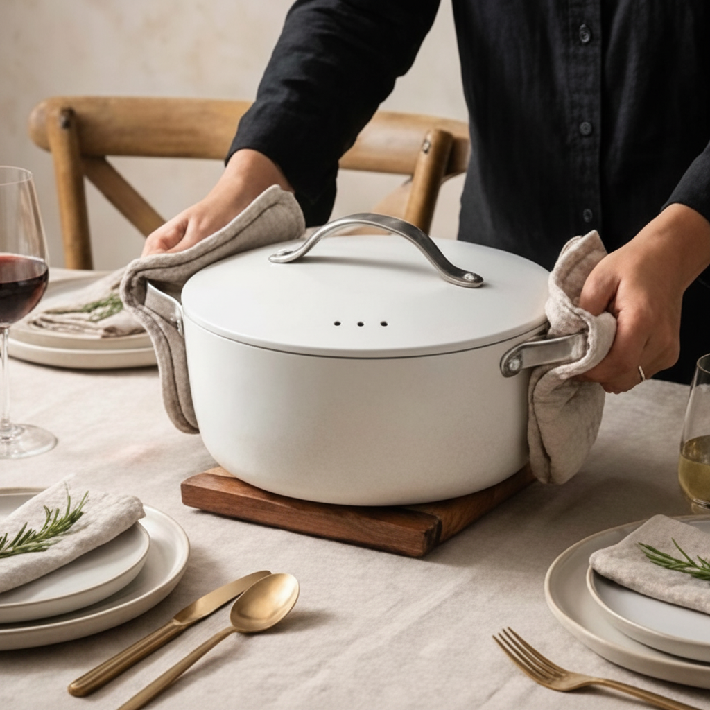 Ceramic Nonstick 8-Piece Cookware Set
