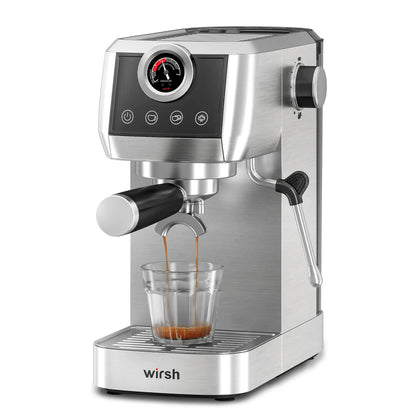 Espresso Machine | Home Barista Plus with Pressure Gauge & Steam Wand